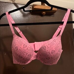 Juicy Couture Pink Logo Bra